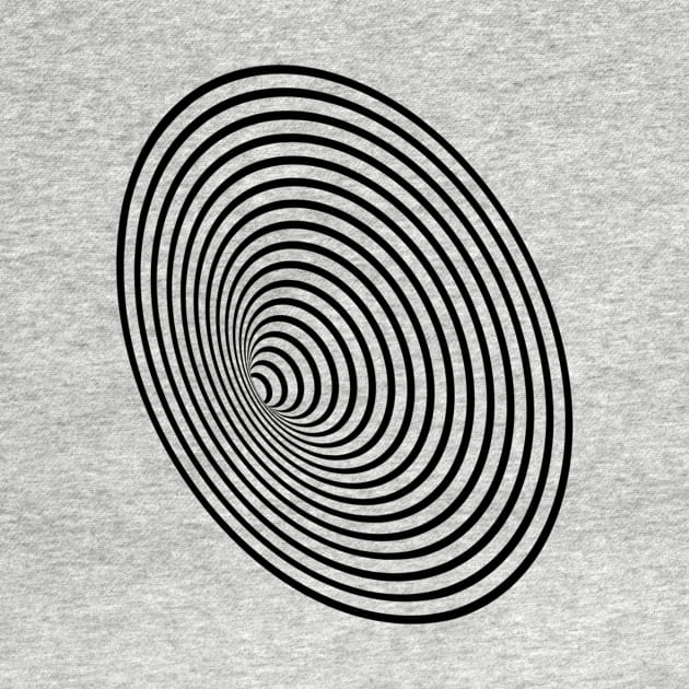 Hypnotic Circles Minimalart by FunnyMoonCosmic